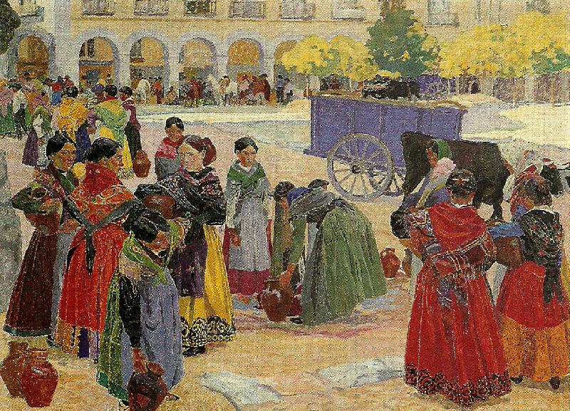 Carl Wilhelmson pigorna i avila china oil painting image